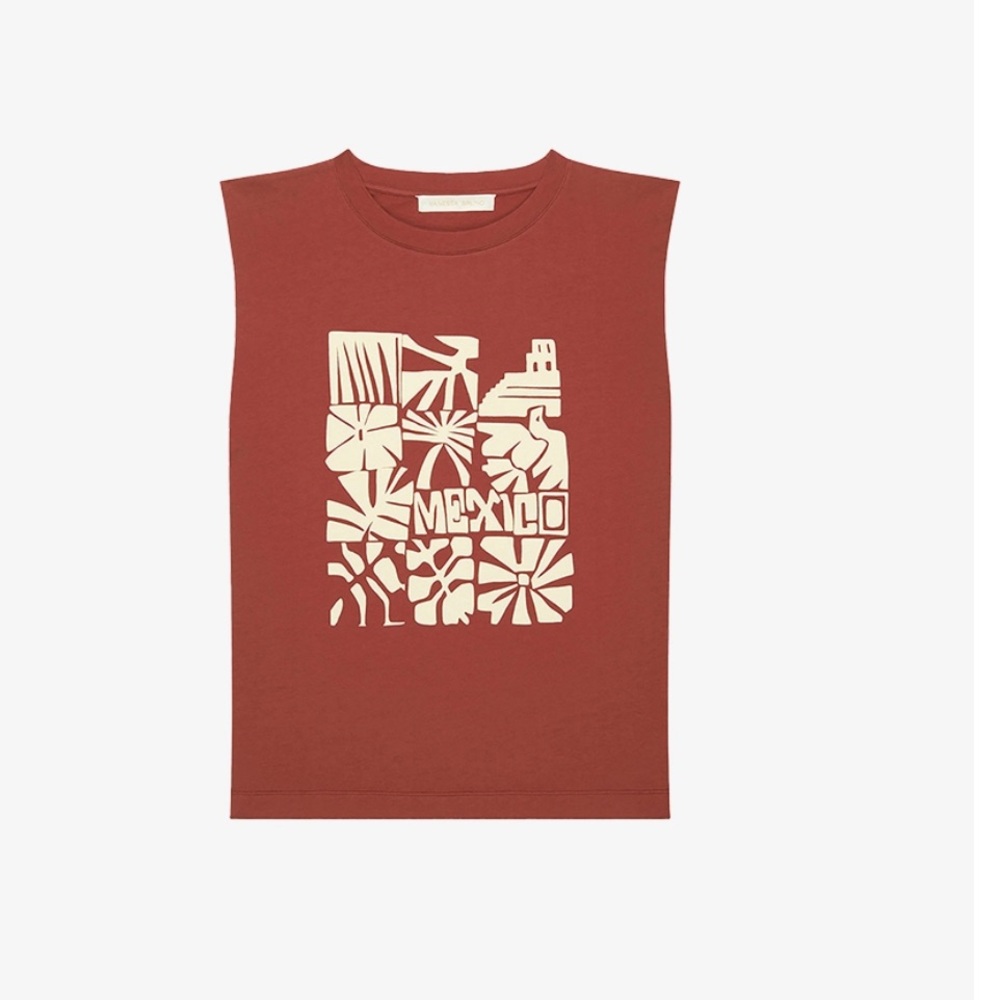 SEEKING (not selling) Vanessa Bruno “Adria” t-shirt in Terracotta.